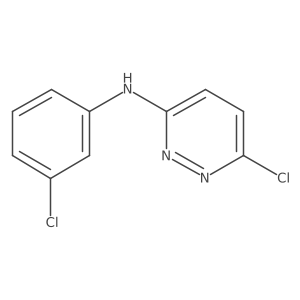 6-chloro-N-(3-chlorophenyl)pyridazin-3-amine Structure