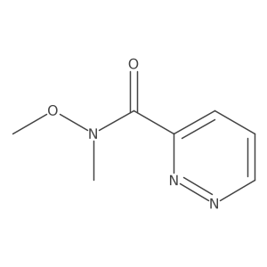N-methoxy-N-methylpyridazine-3-carboxamide Structure