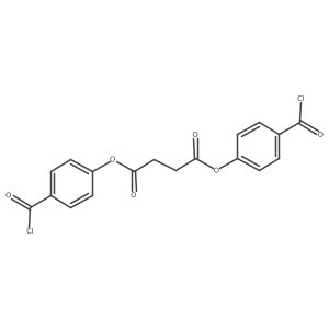 1,4-Bis[4-(chlorocarbonyl)phenyl] butanedioate结构式