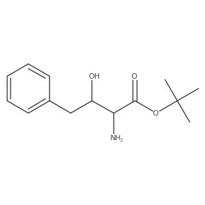 Tert-butyl 2-amino-3-hydroxy-4-phenylbutanoate Structure
