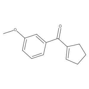 1-Cyclopenten-1-yl(3-methoxyphenyl)methanone结构式