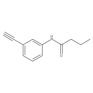 N-(3-ethynylphenyl)butanamide Structure
