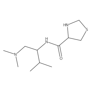 N-[1-[(Dimethylamino)methyl]-2-methylpropyl]-4-thiazolidinecarboxamide Structure