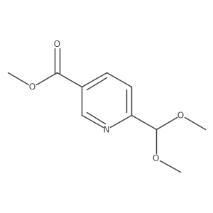 Methyl 2-(Dimethoxymethyl)pyridine-5-carboxylate结构式