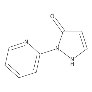 2-pyridin-2-yl-1H-pyrazol-3-one结构式