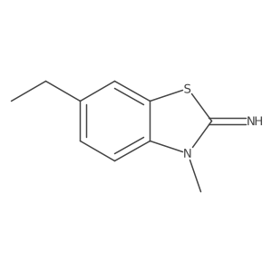 6-ethyl-3-methylbenzo[d]thiazol-2(3H)-imine Structure
