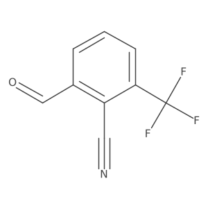 2-Cyano-3-(trifluoromethyl)benzaldehyde结构式