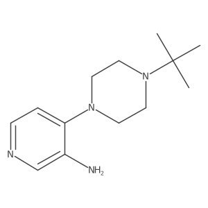 4-(4-Tert-butylpiperazin-1-yl)pyridin-3-amine Structure