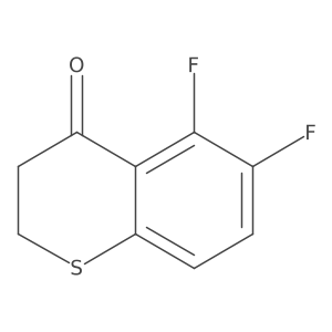 5,6-Difluoro-2,3-dihydro-4H-1-benzothiopyran-4-one Structure