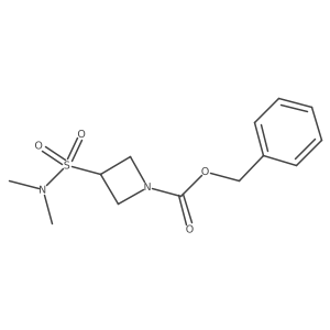 Benzyl 3-(N,N-dimethylsulfamoyl)azetidine-1-carboxylate Structure