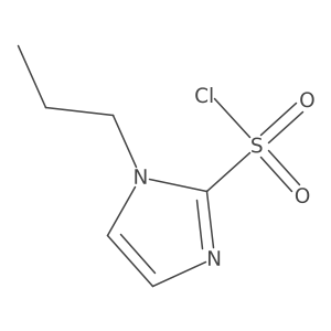 1-propyl-1H-imidazole-2-sulfonyl chloride Structure