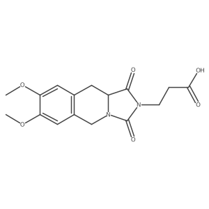 3-(7,8-dimethoxy-1,3-dioxo-1,5,10,10a-tetrahydroimidazo[1,5-b]isoquinolin-2(3H)-yl)propanoic acid Structure