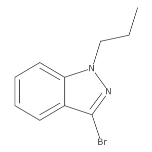 3-Bromo-1-propyl-1H-indazole结构式