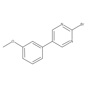 2-Bromo-5-(3-methoxyphenyl)pyrimidine Structure