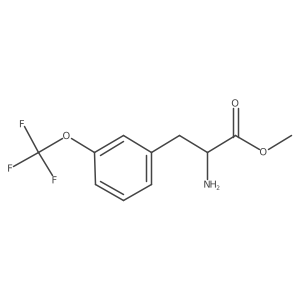 Methyl 2-amino-3-(3-(trifluoromethoxy)phenyl)propanoate Structure