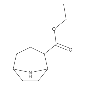 Ethyl 8-azabicyclo[3.2.1]octane-2-carboxylate结构式