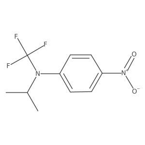 N-isopropyl-4-nitro-N-(trifluoromethyl)aniline Structure