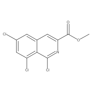 Methyl 1,6,8-trichloroisoquinoline-3-carboxylate结构式