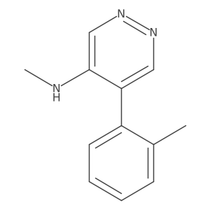 N-methyl-5-o-tolylpyridazin-4-amine Structure