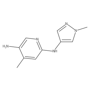 4-Methyl-N2-(1-methyl-1H-pyrazol-4-yl)-2,5-pyridinediamine Structure