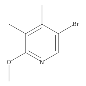 5-Bromo-2-methoxy-3,4-dimethylpyridine结构式