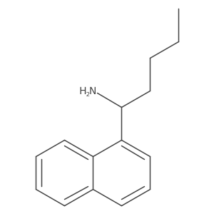 1-(Naphthalen-1-yl)pentan-1-amine Structure