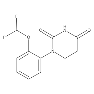 1-[2-(Difluoromethoxy)phenyl]hexahydropyrimidine-2,4-dione Structure