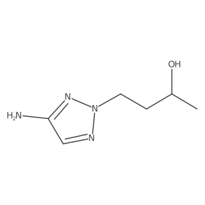 4-(4-Amino-2H-1,2,3-triazol-2-yl)butan-2-ol Structure
