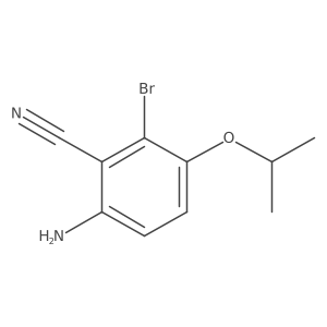 Benzonitrile, 6-amino-2-bromo-3-(1-methylethoxy)-结构式