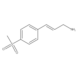 3-(4-Methanesulfonylphenyl)prop-2-en-1-amine结构式