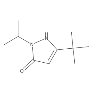 3-(tert-butyl)-1-isopropyl-1H-pyrazol-5-ol Structure