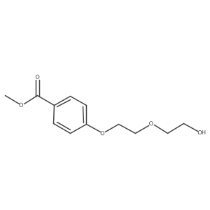 Methyl 4-[2-(2-hydroxyethoxy)ethoxy]benzoate结构式