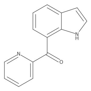 Methanone,1h-indol-7-yl-2-pyridinyl-结构式