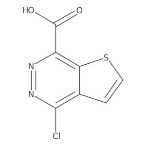 4-Chlorothieno[2,3-d]pyridazine-7-carboxylicacid Structure