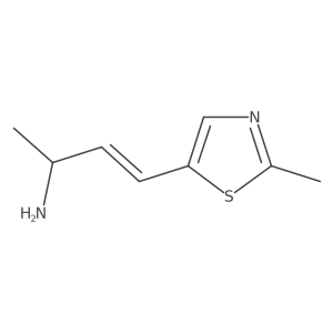 4-(2-Methyl-1,3-thiazol-5-yl)but-3-en-2-amine Structure