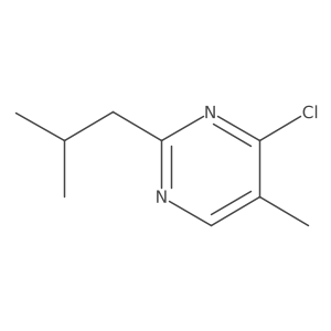 4-Chloro-2-isobutyl-5-methylpyrimidine Structure