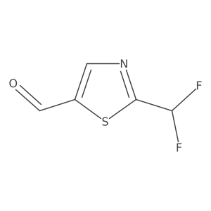 2-(Difluoromethyl)-1,3-thiazole-5-carbaldehyde Structure