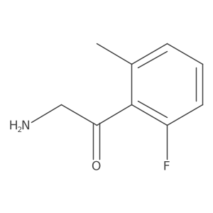 2-Amino-1-(2-fluoro-6-methylphenyl)ethan-1-one结构式