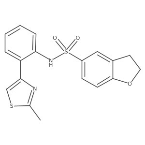 N-(2-(2-methylthiazol-4-yl)phenyl)-2,3-dihydrobenzofuran-5-sulfonamide Structure