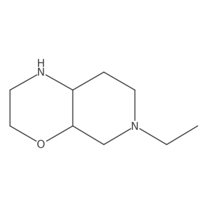 6-ethyl-octahydro-1H-pyrido[3,4-b]morpholine结构式
