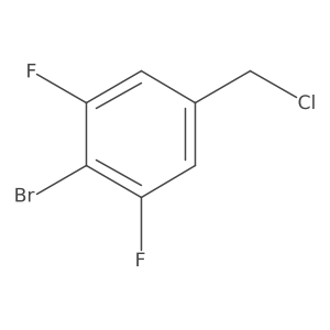 4-Bromo-3,5-difluorobenzyl chloride结构式