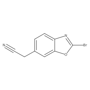2-(2-Bromobenzo[d]oxazol-6-yl)acetonitrile结构式
