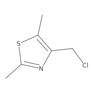 4-(Chloromethyl)-2,5-dimethylthiazole结构式