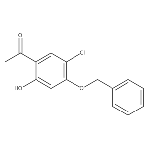 1-(4-(Benzyloxy)-5-chloro-2-hydroxyphenyl)ethanone Structure