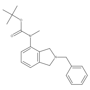 2-Benzyl-4-(N-boc-N-methylamino)-isoindoline结构式