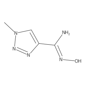 N'-hydroxy-1-methyl-1H-1,2,3-triazole-4-carboximidamide Structure