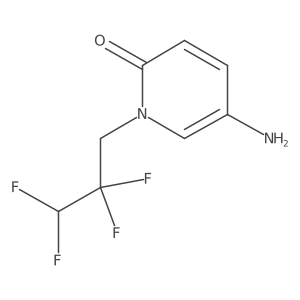 5-Amino-1-(2,2,3,3-tetrafluoropropyl)-1,2-dihydropyridin-2-one Structure