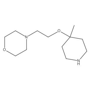 4-{2-[(4-Methylpiperidin-4-yl)oxy]ethyl}morpholine结构式