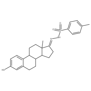 (2E)-(3-Hydroxyestra-1,3,5(10)-trien-17-ylidene)hydrazide 4-Methyl-benzenesulfonic Acid Structure