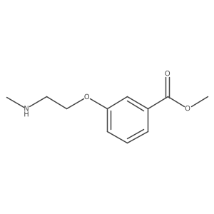 Methyl 3-[2-(methylamino)ethoxy]benzoate Structure